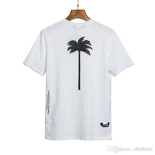 

2020 qaulity palm print mens women designer t shirt mens fashion hip hop designer t shirts tee short sleeve t-shirts a03, White;black