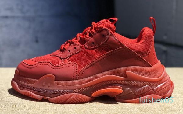 

triple s designer sneakers triple-s 3.0 mens casual shoes luxury dad shoes vintage kanye old grandpa tripler women des chaussures al05, Black