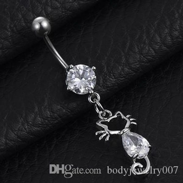 

g0003 ( 1 color ) nice style navel button ring retail selling navel rings body piercing jewelry dangle accessories fashion charm, Silver