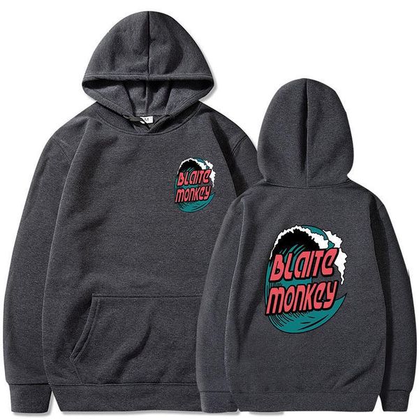 

новый 2020 осень зима одежда татьяна манауа европа и америка tide бренд пары хип-хоп молния с капюшоном свитер, Black