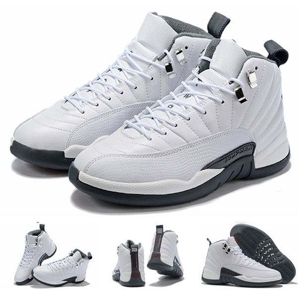 

jumpman 12 обратный такси темно-серый мужчины баскетбол обувь белый темно-серый-gym red black 12s mens конструктор спорта кроссовки trainer