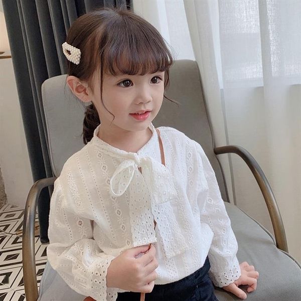 

girl's autumn dress girl's western style children's fashion shirt able hollow-out shirt fashion style 218, White;black