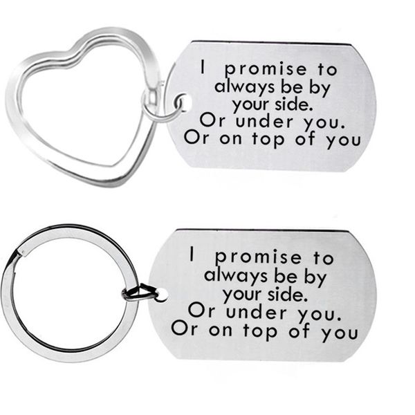 

gift for girlfriend boyfriend letter keychain i promise to always be your side present valentines day gift anniversary
