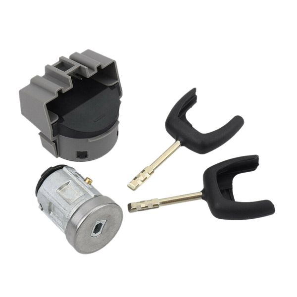 

car ignition switch barrel cyclinder lock 2 keys for transit 7 2006