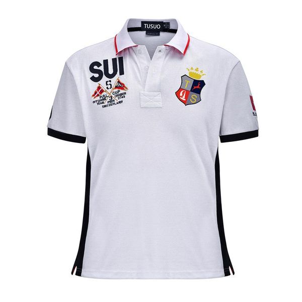 

5xl plus size pony shirt men short sleeve t new brand classic big horse solid short sleeve summer 100% cotton men's polo, White;black