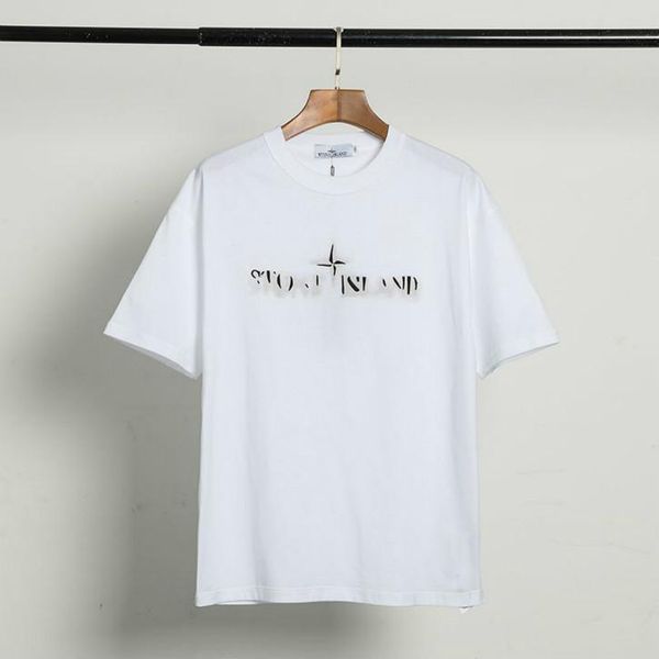 

mens designer t shirt luxury bear pattern tees fashion mens printing short sleeves 2020 summer trendy women t-shirt 2colors wholesale vh2005, White