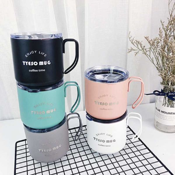 

water bottles stainless steel vacuum flasks with lid handle bottle heat resistant flask double layer insulated cup home drinkware