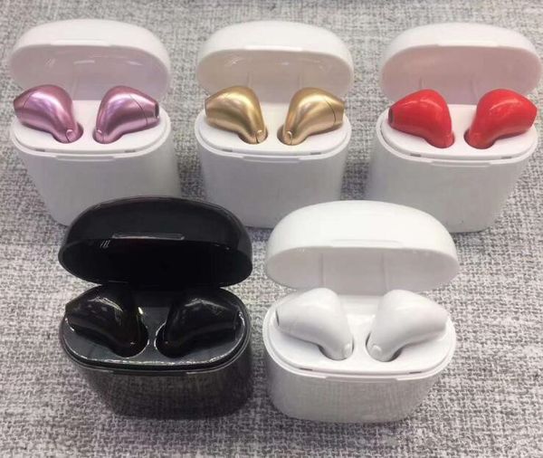 

5 colore i7 tw wirele bluetooth earphone twin earbud head et with charging box v i8 for iphone x xr am ung 8 9 univer al