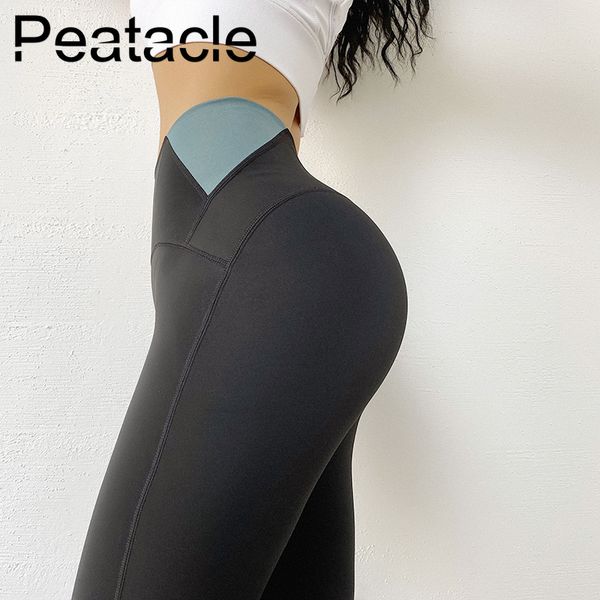 

peatacle yoga pants women high waist gym running womens fitness scrunch butights ladies black leggings girls 2020, White;red