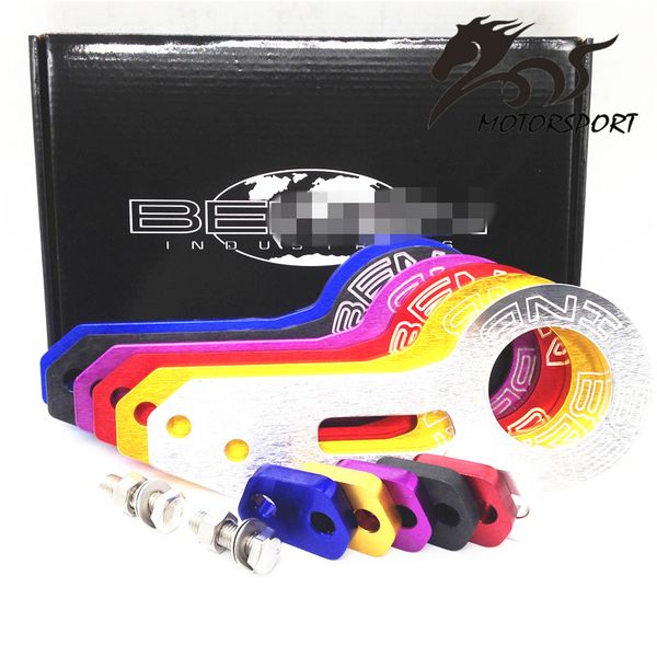 

benen-0185 universal car rear tow hook set for most car auto trailer ring