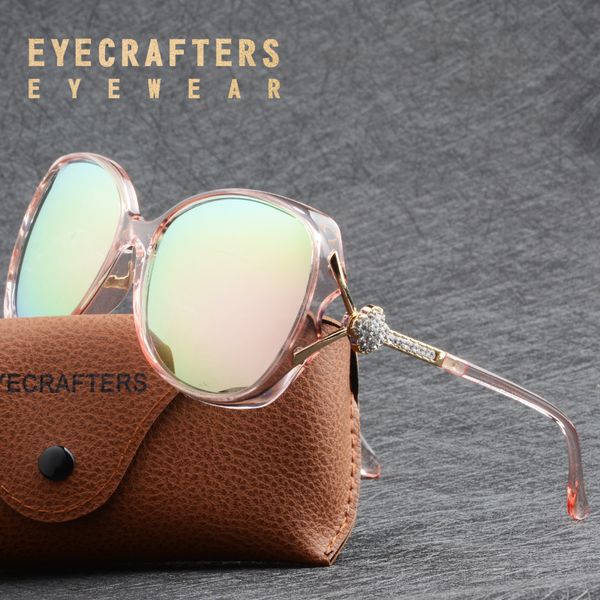 

brand designer polarized sunglasses for women gradient butterfly oversized sunglasses pink mirrored eyewear shades oculos de sol, White;black