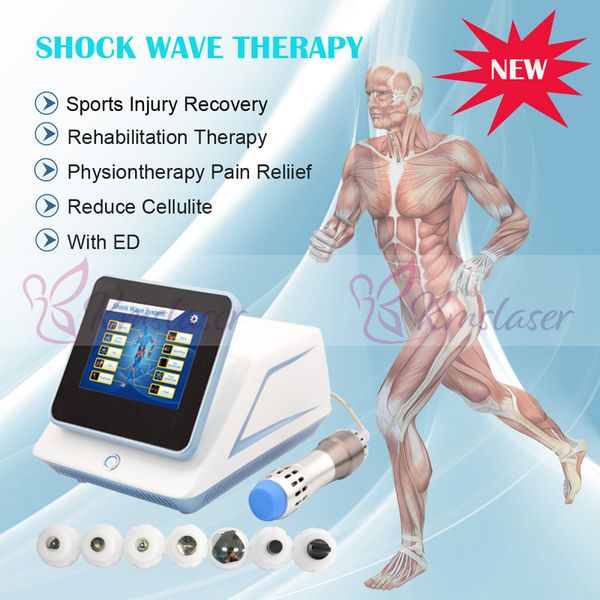 

200mj onda de choque low power shockwave therapy equipment /acoustic shock wave machine for ed treament machine with 7 transmitters