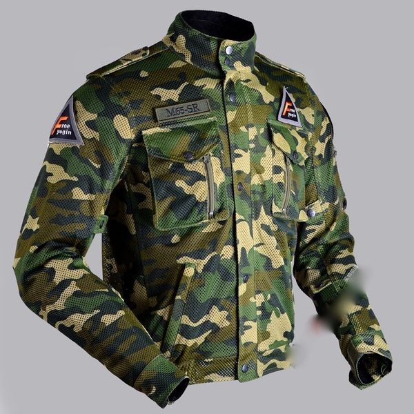 

new arrival motorcycle summer air flow mesh jacket army camo