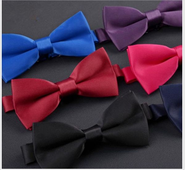 

new tie polyester leisure pure color men's tie, Blue;purple