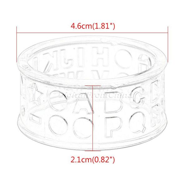 

golf ball letters alphabet marker transparent template monogrammer drawing tool plastic line ing