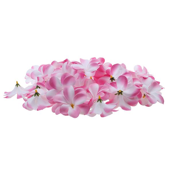 

pack of 30pcs artificial flannel plumeria rubra flower craft heads 6 colors