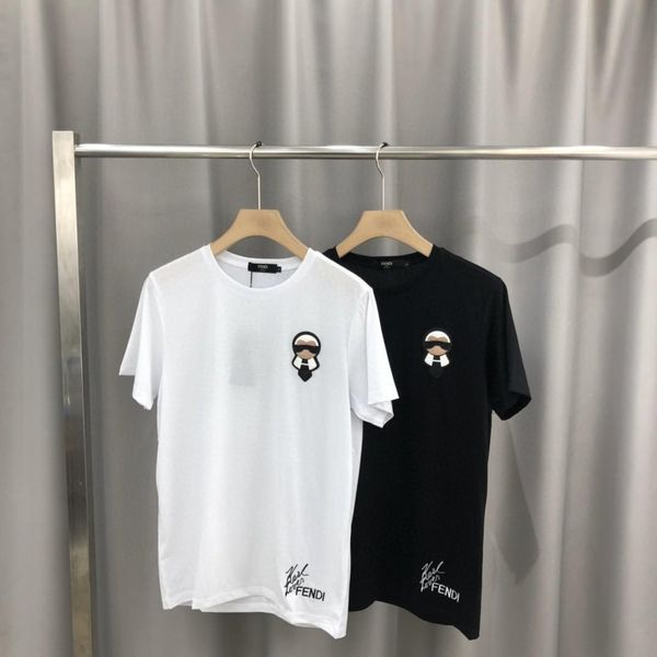 

black white fashion summer men's t shirt summer cotton short sleeve loose hip hop couple t shirt ppt5