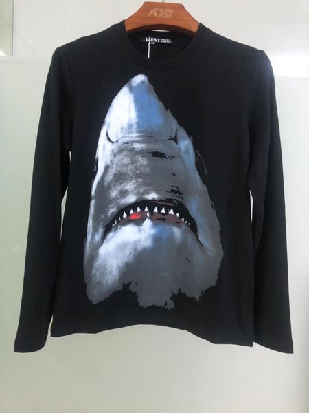 

autumn designer mens women sweater hoodies 3d animal shark print fashion clothing men sports shirt hoodies size s-xl, White;black