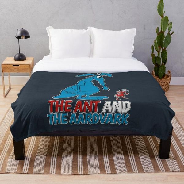 

ant and aardvark throw blanket soft sherpa blanket bed sheet single knee office nap