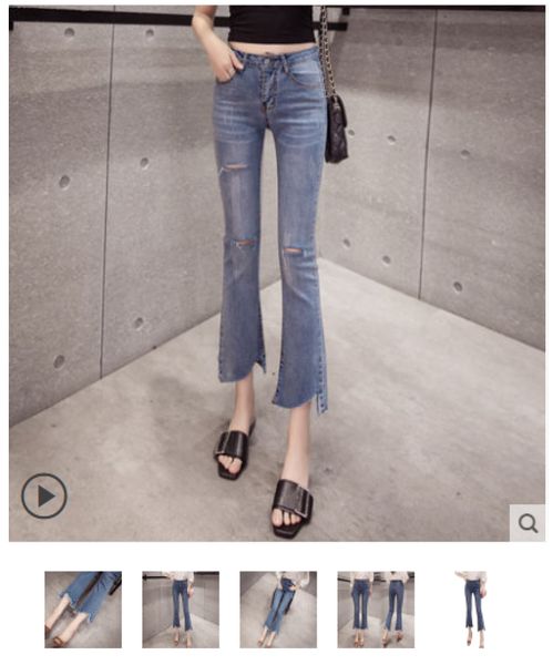 

light blue tall waist straight relaxed joker black jeans