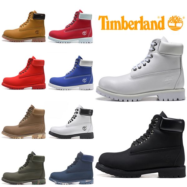 blue & white timberlands