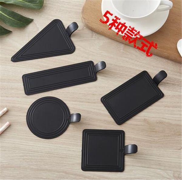 

горячая столовая бар 5 стилей 50 шт. / компл. многоцветный торт доски золотой бумажный кекс десерт отображает инструменты лоток свадьба день