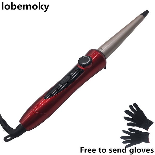 

2020 the tapered tube curling iron ceramic inclined pear big roll of hair curlers