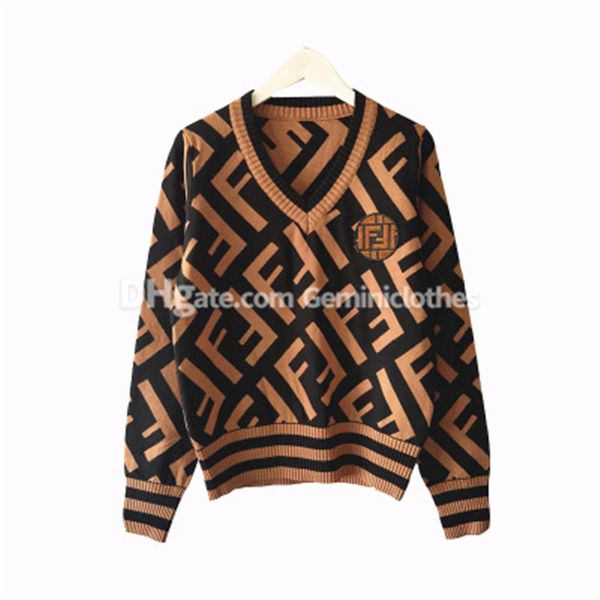 

женская letterc pattern длинные рукава вязаные strong elastic пуловер мода свитер тонкий осень новый стиль вязать, White