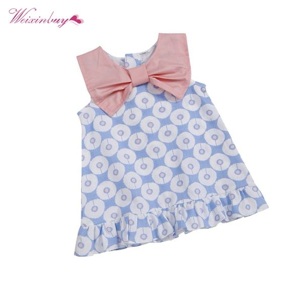 

spring baby girls dress cotton printed butterfly collar baby princess dress sleeveless o-neck a-line girls clothing, Red;yellow