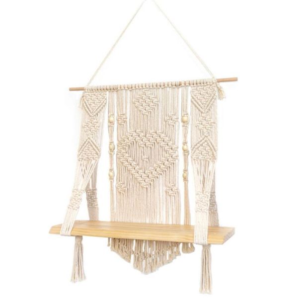 

tassel tapestry wall hangings hand-woven wall decoration bohemian hand-woven line tassels tapestries bedroom shelf racks li