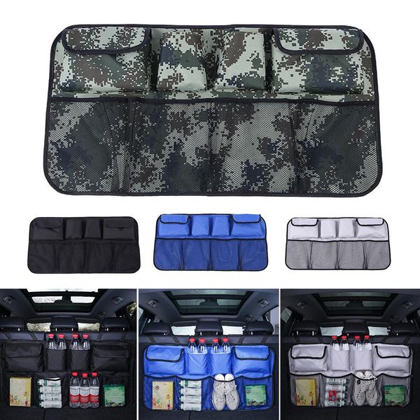 

car back seat trunk foldable multi-pocket hanging storage bag tidying organizer