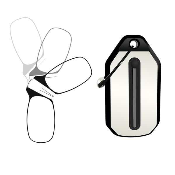 

mini nose clip on mini reading glasses men women portable diopter +1.0 +1.5 +2.0 +2.5 +3.0 with out arm