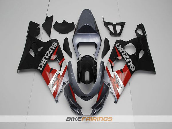 

good quality new abs motorcycle fairings fit for suzuki gsxr600 750 600 750 k4 2004 2005 04 05 bodywork set custom red black cool