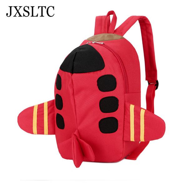 

2018 3d cartoon modeling children backpacks kindergarten schoolbag aircraft modeling kids school bags girls boys backpacks