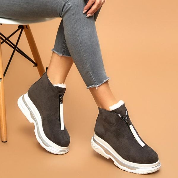 

flo piedra gray women 's boots butigo, Black