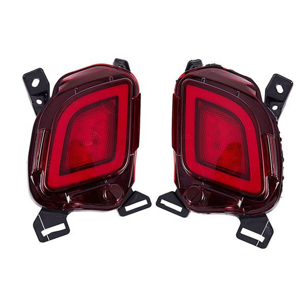 

led rear bumper light fog lamp brake light turn signal for highlander 2015-2018