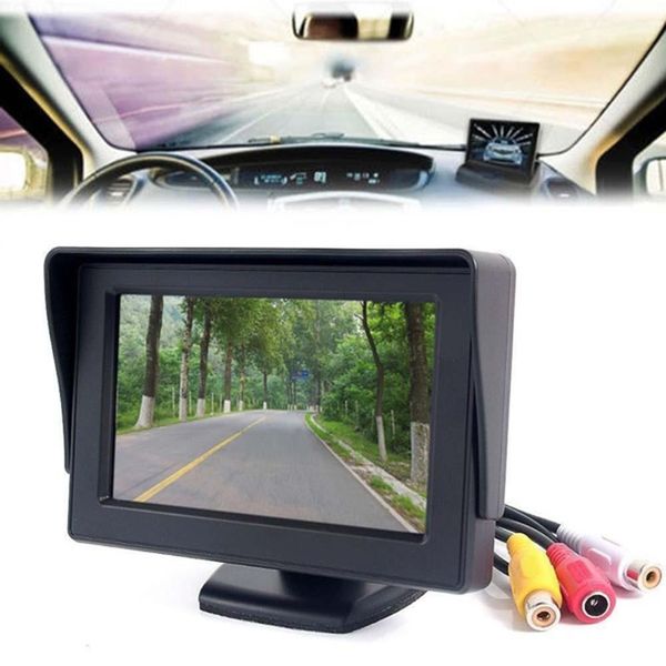

4.3inch tft lcd display car rear view backup reverse monitor without camera