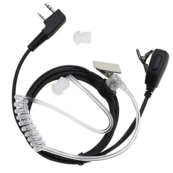 

2-p pin ptt walkie headset with microphone for kenwood quansheng tyt baofeng
