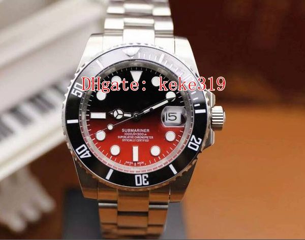 

3 colors elling wristwatches luminescent 40mm 116610 116619 stainless steel asia 2813 movement automatic mens watch watches, Slivery;brown