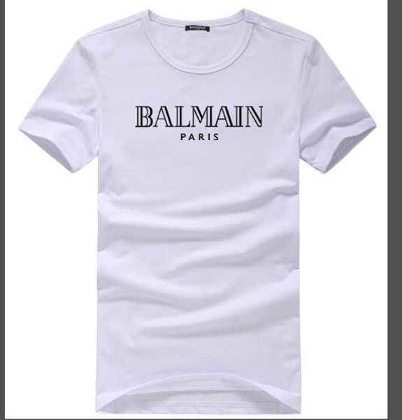 

spring and summer wear loose shape lovers t-shirt short sleeve o collar high-grade printing fashion simple popular generous men short, White;black