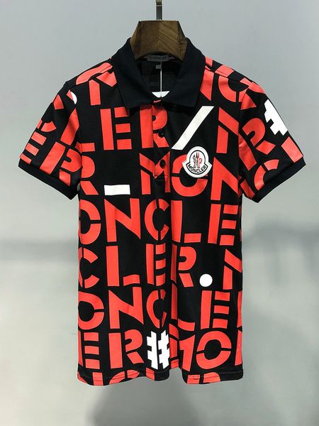 

luxury men's designer polo shirt men's british style designer golf shirt mens lapel short sleeve tennis shirt hmpl10, Gray