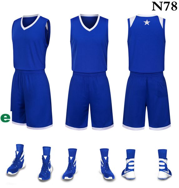 

2019 mens new blank edition basketball jerseys custom name custom number size s-xxxl green white black blue der452r, Black;red