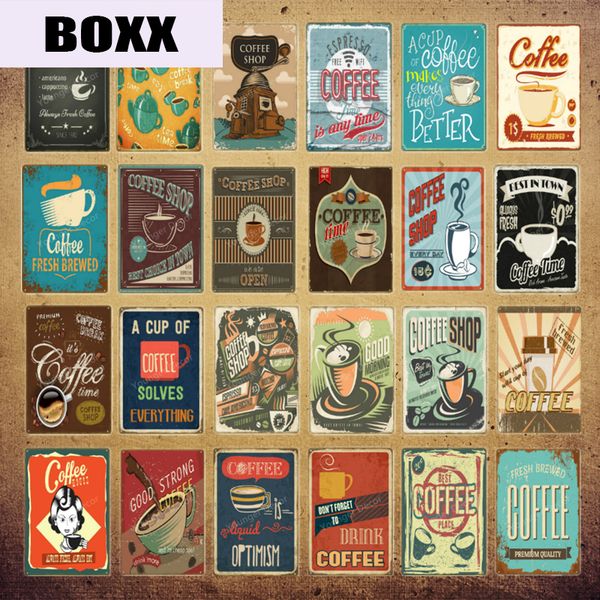 

хороший крепкий кофе металлическое олово признаки паб бар магазин плакат старинные домашнего декора стены искусства картина табличка кафе ук