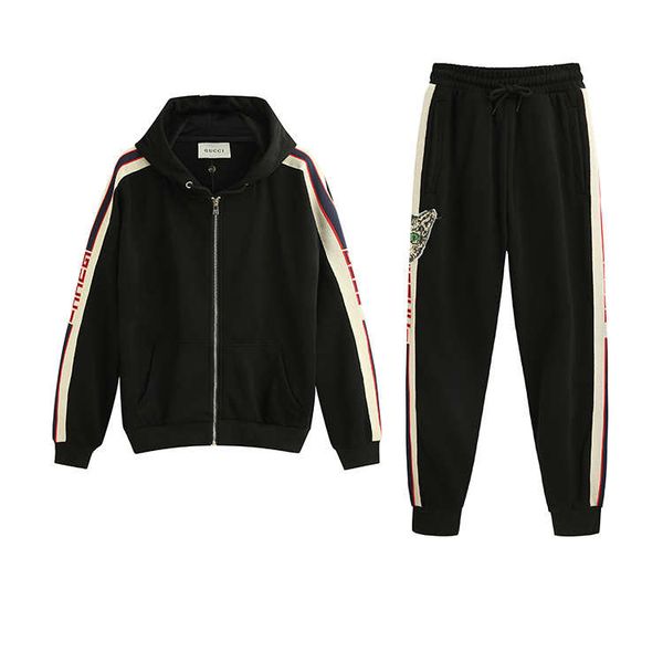 

fashion brand men and women tracksuits luxury autumn mens womens two piece sets designer tracksuit with hooded men casual clothes iiceec, Gray