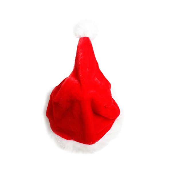 

electric santa claus christmas hat red velvet music swing hat christmas innovative decoration ornaments navidad home decoration