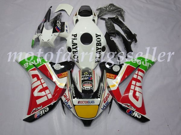 

oem quality new abs full fairings kits fit for honda cbr1000rr (2008 2009 2010 2011) cbr1000rr 08 09 10 11 bodywork set red white green no1