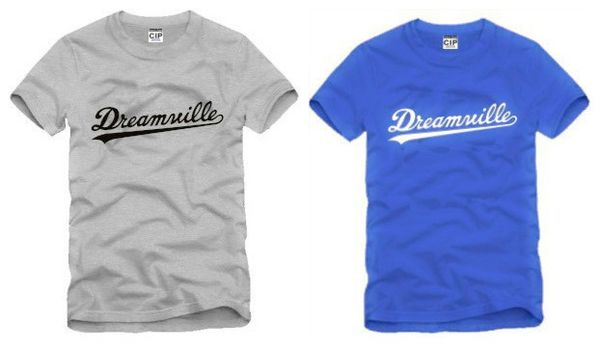 

свободная перевозка груза высокого качества хлопка тройник новая продажа dreamville j cole логотипом dv тенниска хип-хоп футболки 100% хлопо, White;black