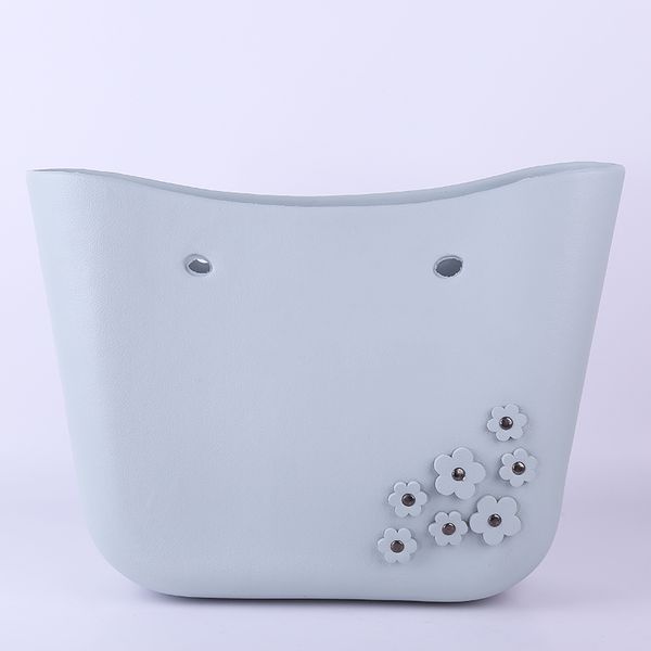 

leash beach obag small flower handbag women classic trim bao mini fashion silicone shoulder shopping waterproof o bag