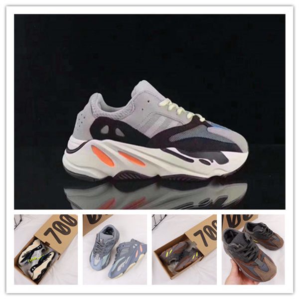 

kids New 700 mauve running shoes best quality wave runner 700 Kanye West designer sneakers 2019 brand boo