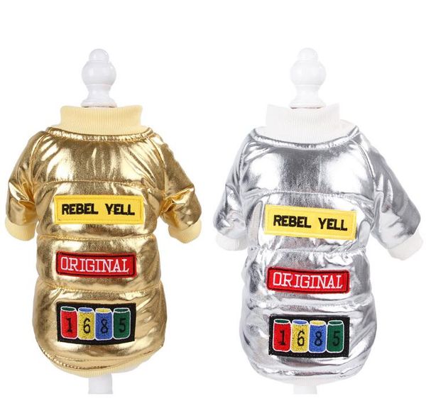 

Одежда для собак Pet 2019 Новый дизайнер одежды для животных Зимний теплый металл Sense